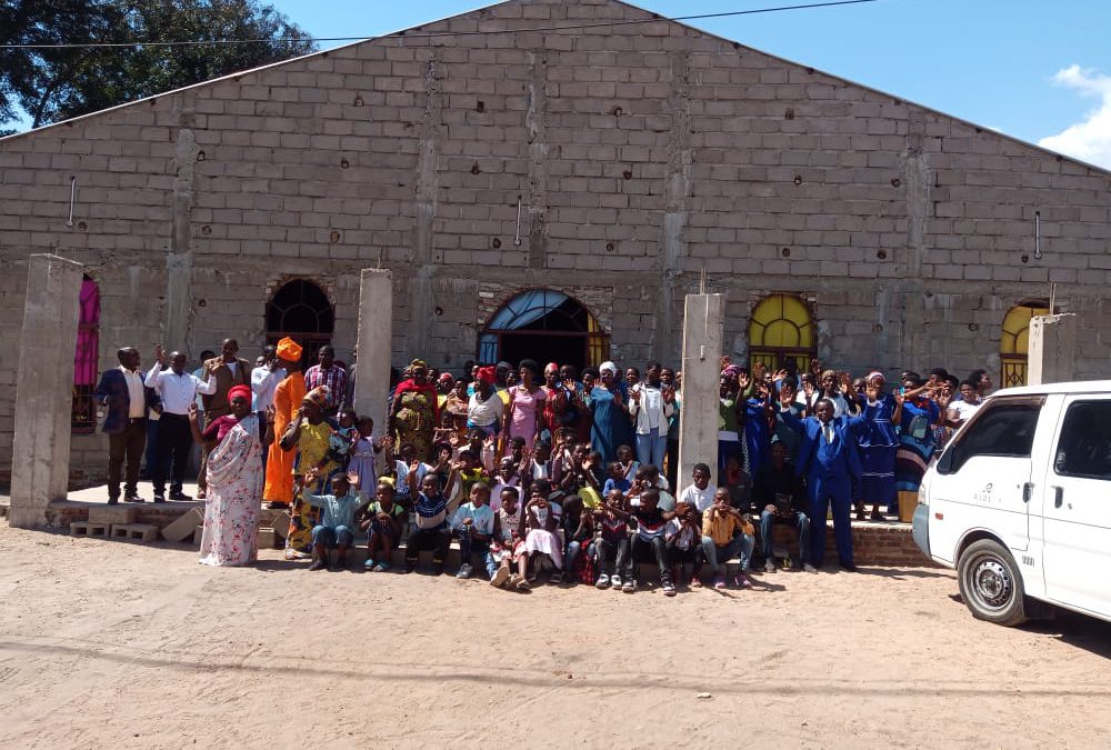 MANGOCHI P.P.E.C.C BRANCH MEMBERS HAVING A PICTURE AFTER THE SUNDAY SERVICE BEFORE LEAVING FOR THEIR HOMES