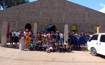 MANGOCHI P.P.E.C.C BRANCH MEMBERS HAVING A PICTURE AFTER THE SUNDAY SERVICE BEFORE LEAVING FOR THEIR HOMES